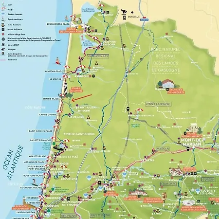 Sevservices Aux Dunes De Contis Camping Saint-Julien-en-Born